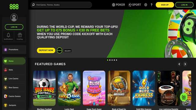 888casino casino screenshot