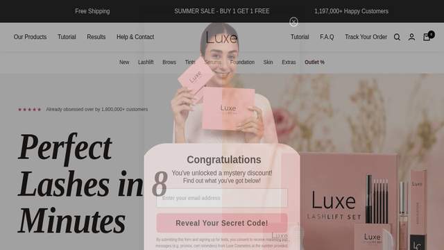 LuxeCasino casino screenshot